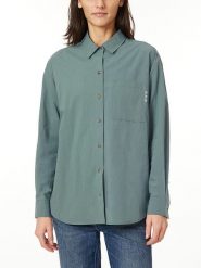 Scotch & Soda Koszula w kolorze zielonym rozmiar: M. Zielone koszule damskie Scotch & Soda, m, bez wzorów, z bawełny, bez kołnierzyka, bez ramiączek. Za 122.96 zł.