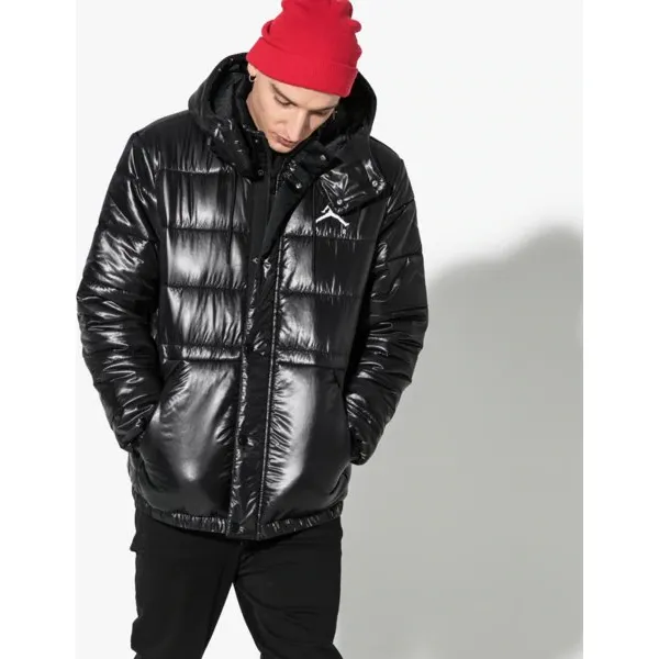 Nike Kurtka Jordan Jumpman Puffer Jacket , czarny, rozmiar M. Czarne kurtki męskie Nike, na zimę, l, bez wzorów, z materiału, klasyczne, bez kaptura. W wyprzedaży za 599.99 zł.
