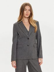 Imperial Marynarka JAO6IEI Szary Regular Fit. Szare marynarki i żakiety damskie Imperial, m, bez wzorów, z syntetyku. Za 469.99 zł.