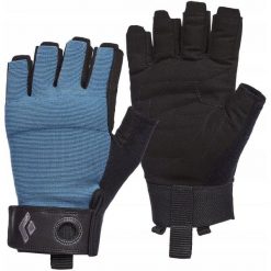 Rękawiczki górskie Black Diamond Crag Half-Finger. Czarne rękawiczki męskie Black Diamond, bez wzorów. Za 81.50 zł.