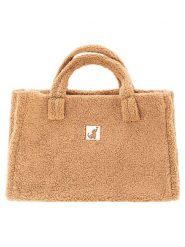 Zwillingsherz Shopper bag "Plush & Dachshund" w kolorze beżowym - 50 x 35 cm rozmiar: onesize. Brązowe shopper bag damskie Zwillingsherz, bez wzorów, z materiału, na ramię, bez dodatków. Za 124.95 zł.