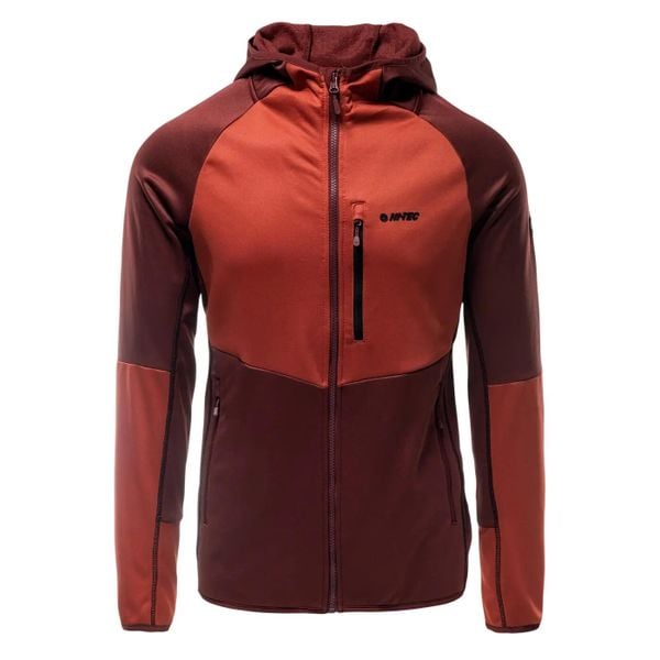 Bluza z kapturem Hi-Tec Camil. Czerwone bluzy z kapturem męskie Hi-tec, xl, z materiału. Za 230.15 zł.