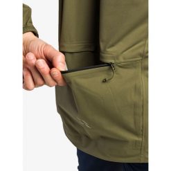 Kurtka z membraną Rab Cinder Kinetic Jacket. Zielone kurtki męskie RAB, bez wzorów, bez kaptura. Za 847.74 zł.
