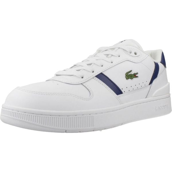 Tenisówki Lacoste Model T-clip Set Kolor Biały. Białe trampki i tenisówki męskie Lacoste, bez wzorów, z materiału, bez zapięcia. Za 457.20 zł.