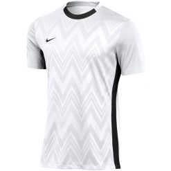 Koszulka męska Nike Dri-Fit Challenge V Jsy SS. Białe t-shirty sportowe męskie Nike, m, z poliesteru, bez ramiączek, do piłki nożnej, dri-fit (nike). Za 115.99 zł.