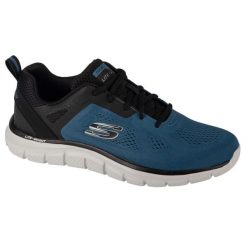Buty do chodzenia męskie Skechers 232698BLBK. Czarne buty fitness męskie Skechers, na fitness i siłownię. Za 239.00 zł.