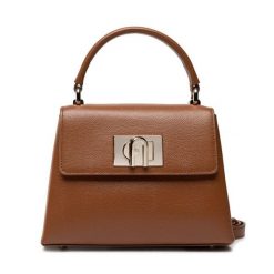 Torebka Furla. Brązowe torebki klasyczne damskie Furla, bez wzorów, bez dodatków. Za 1,859.00 zł.