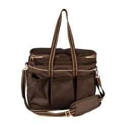 Torba pielęgnacyjna HORKA Deluxe. Brązowe torby męskie na ramię HORKA, bez wzorów, z materiału, na ramię, małe. Za 230.00 zł.