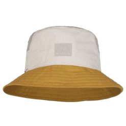 Czapka dla dorosłych Buff Sun Bucket Hat. Żółte czapki męskie Buff, na lato, bez wzorów, z bawełny, sportowe. Za 149.90 zł.