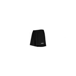Spodenki krótkie damskie DIADORA L. SHORT 9CM BE ONE W. Czarne szorty damskie Diadora, bez wzorów, sportowe. Za 79.99 zł.