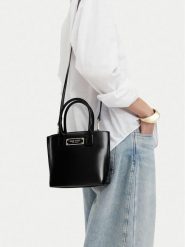 Nine West Torebka CEO-CLASSIC EDGE-LA374-4770 Czarny. Czarne torebki klasyczne damskie Nine West, bez wzorów, ze skóry, bez dodatków. Za 159.99 zł.