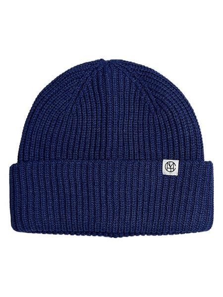 MOSS COPENHAGEN Czapka beanie "Galine" w kolorze niebieskim rozmiar: onesize. Niebieskie czapki zimowe damskie MOSS COPENHAGEN, z materiału. Za 68.95 zł.