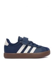 Adidas Sneakersy C-VL COURT 3.0 EL C KK4549 Granatowy. Niebieskie buty sportowe chłopięce Adidas, ze skóry, bez zapięcia. Za 199.99 zł.
