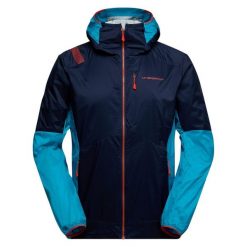 Kurtka turystyczna La Sportiva Across Lite. Niebieskie kurtki męskie La Sportiva, l, bez wzorów, bez kaptura. Za 819.50 zł.