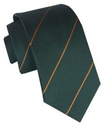 Klasyczny, Męski Krawat Alties - Głęboka Zieleń, Prążek. Zielone krawaty i muchy męskie Alties, bez wzorów, z tkaniny, eleganckie. Za 49.00 zł.
