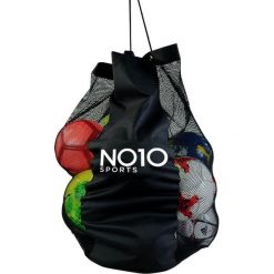 Torba na piłki NO10 czarna 90x53 cm. Czarne torebki klasyczne damskie NO10, bez wzorów, bez dodatków. Za 137.73 zł.