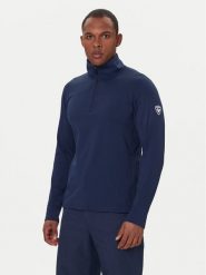 Rossignol Bluza techniczna RLOML15 Granatowy Regular Fit. Niebieskie bluzy bez kaptura męskie Rossignol, m, z syntetyku. Za 359.99 zł.