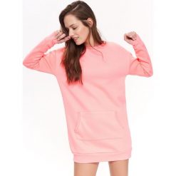 BLUZA NIEROZPINANA DAMSKA GŁADKA. Czerwone bluzy bez kaptura damskie TROLL, l, z dresówki. Za 69.99 zł.