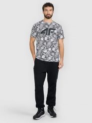 4F Spodnie dresowe joggery męskie - czarne XL. Czarne spodnie dresowe męskie 4f, bez wzorów, z dresówki. Za 189.99 zł.