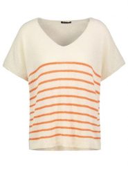Sublevel Sweter w kolorze kremowym rozmiar: M/L. Brązowe swetry klasyczne damskie Sublevel, l, bez kołnierzyka. Za 65.85 zł.
