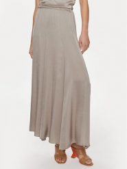 ViCOLO Spódnica trapezowa TB0036 Beżowy Regular Fit. Brązowe spódniczki damskie ViCOLO, m, bez wzorów, z wiskozy, trapezowe. Za 339.99 zł.