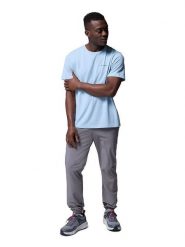 Columbia Spodnie funkcyjne "Hike Jogger II" w kolorze szarym rozmiar: M R. Szare spodnie materiałowe męskie Columbia, z materiału. Za 86.99 zł.