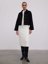 BGN Spódnica w kolorze białym rozmiar: 40. Białe spódniczki damskie BGN, bez wzorów, midi, proste. Za 78.99 zł.