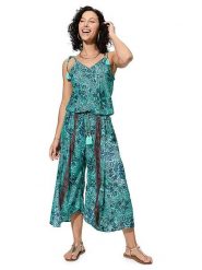 Ipanima Kombinezon w kolorze turkusowo-granatowym rozmiar: 34-40. Niebieskie kombinezony damskie Ipanima, bez wzorów, bez kołnierzyka, bez ramiączek. Za 100.99 zł.