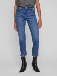Vila Dżinsy - Slim fit - w kolorze niebieskim rozmiar: 34/L30. Niebieskie jeansy damskie Vila. Za 79.03 zł.
