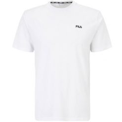 T-shirt Męski Berloz. Białe t-shirty męskie Fila, m, bez wzorów, bez kołnierzyka. Za 131.99 zł.