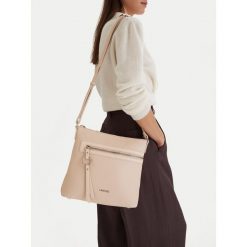 Torebka Lasocki. Brązowe torebki klasyczne damskie Lasocki, bez wzorów, bez dodatków. Za 149.99 zł.