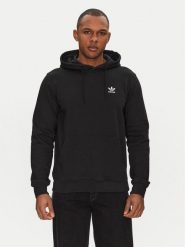 Adidas Bluza Trefoil Essentials JD2404 Czarny Regular Fit. Czarne bluzy bez kaptura męskie Adidas, m, z bawełny. Za 179.99 zł.