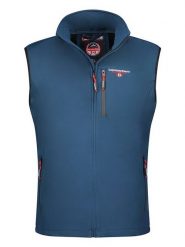 Canadian Peak Kamizelka softshellowa "Vakiteak" w kolorze granatowym rozmiar: onesize. Niebieskie kamizelki męskie Canadian Peak, z materiału. Za 132.05 zł.