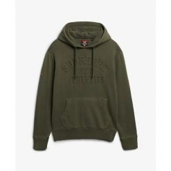 Bluza z kapturem Superdry Athletic Emboss Relaxed. Zielone bluzy z kapturem męskie Superdry., l. Za 348.40 zł.
