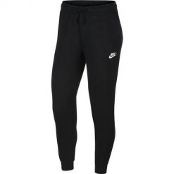 Spodnie sportowe damskie Nike Essential Pant Fleece. Czarne spodnie dresowe damskie Nike, m, z dresówki. Za 307.00 zł.