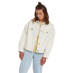 Kurtka turystyczna damska Volcom Deelyght. Brązowe kurtki damskie Volcom, s, bez wzorów, z bawełny, bez kaptura. Za 239.00 zł.