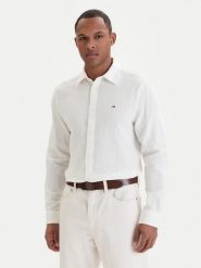 Tommy Jeans Koszula DM0DM22761 Écru Regular Fit. Koszule męskie Tommy Jeans, m, bez wzorów, z bawełny, bez kołnierzyka, bez ramiączek. Za 369.99 zł.