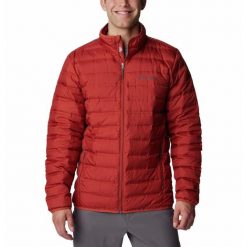 Kurtka Turystyczna Puchowa Męska Columbia Lake 22 Down Jacket. Czerwone kurtki męskie Columbia, na zimę, m, bez wzorów, z puchu, sportowe, bez kaptura. Za 419.00 zł.