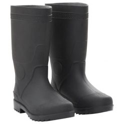 Kalosze VidaXL PVC rozmiar 39 czarne. Czarne kalosze damskie vidaXL, bez wzorów. Za 103.95 zł.