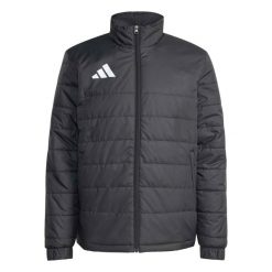 Kurtka Adidas Sport Ent26 Ljkt Dorośli. Czarne kurtki treningowe męskie Adidas, s, bez wzorów, z materiału, do piłki nożnej. Za 327.99 zł.