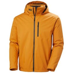 Kurtka wodoodporna z kapturem Helly Hansen Crew 2. Brązowe kurtki męskie Helly Hansen, m, bez wzorów, z kapturem. Za 779.95 zł.