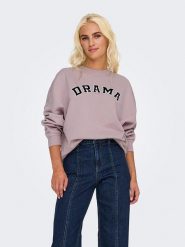 ONLY Bluza w kolorze jasnoróżowym rozmiar: M. Różowe bluzy bez kaptura damskie Only, m. Za 92.21 zł.