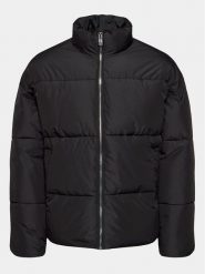 Solid Kurtka zimowa 21107823 Czarny Regular Fit. Czarne kurtki męskie !SOLID, na zimę, l, bez wzorów, z syntetyku, bez kaptura. Za 419.99 zł.
