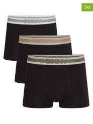 DKNY Bokserki (3 pary) w kolorze czarnym rozmiar: M. Czarne bokserki męskie DKNY, bez wzorów. Za 72.95 zł.