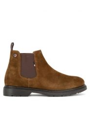U.S. Polo Assn. Sztyblety LORENZ001M/DSE1 Brązowy. Brązowe sztyblety męskie U.S. Polo Assn., ze skóry, bez zapięcia. Za 379.99 zł.