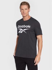 Reebok Koszulka techniczna Workout Ready HI3925 Czarny Regular Fit. Czarne t-shirty sportowe męskie Reebok, m, z wiskozy, bez ramiączek, na fitness i siłownię. Za 119.99 zł.