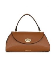 Mia Tomazzi Skórzana torebka "Bardelli" w kolorze jasnobrązowym - 33 x 15 x 15 cm rozmiar: onesize. Brązowe torebki klasyczne damskie Mia Tomazzi, bez wzorów, z materiału, bez dodatków. Za 304.99 zł.