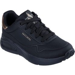 Buty sportowe damskie Skechers Uno Lite Shimmer Along. Czarne obuwie treningowe damskie Skechers, na fitness i siłownię. Za 490.00 zł.