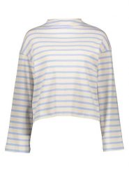 Vero Moda Sweter w kolorze kremowo-fioletowym rozmiar: L. Brązowe golfy damskie Vero Moda, l, z bawełny, bez kołnierzyka. Za 91.77 zł.