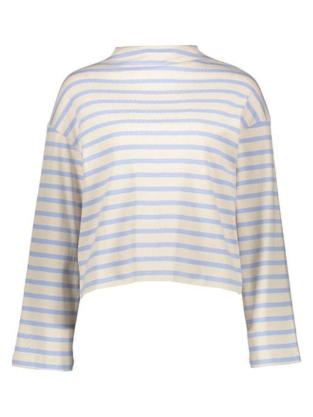 Vero Moda Sweter w kolorze kremowo-fioletowym rozmiar: L. Brązowe golfy damskie Vero Moda, l, z bawełny, bez kołnierzyka. Za 124.95 zł.